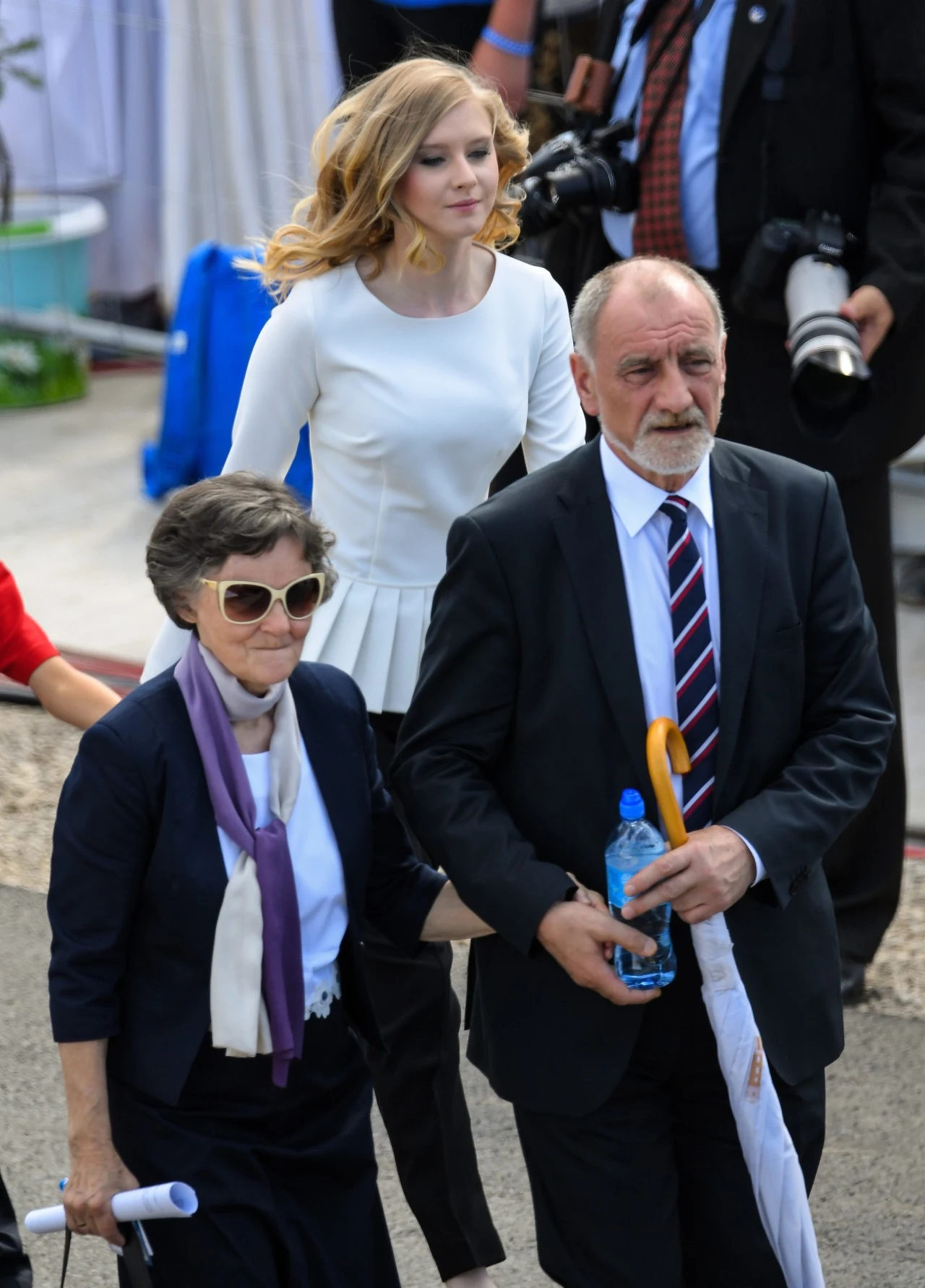 Kinga Duda z dziadkami Kinga Duda z dziadkami