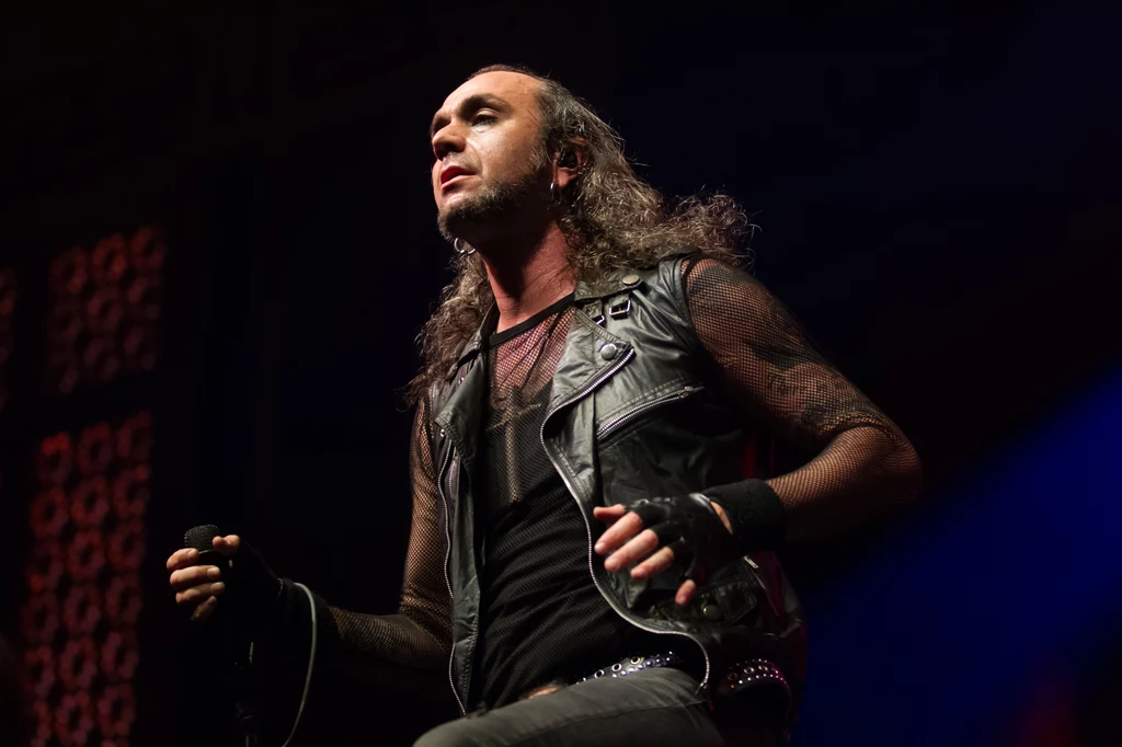 Fernando Ribeiro (Moonspell) w akcji Fernando Ribeiro (Moonspell) w akcji