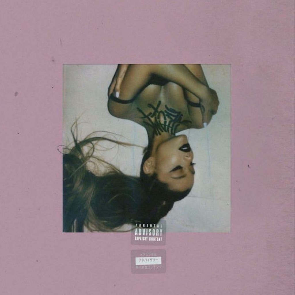 Ariana Grande na okładce płyty "Thank U, Next"