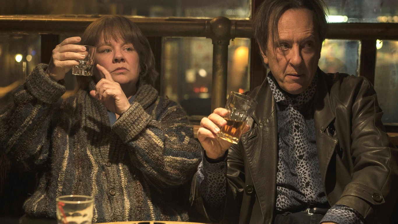 Melissa McCarthy i Richard E. Grant w filmie "Can You Ever Forgive Me?" Melissa McCarthy i Richard E. Grant w filmie "Can You Ever Forgive Me?"