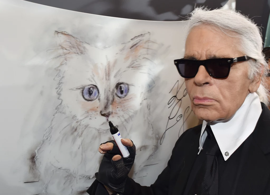 Kotka Choupette to największa miłość projektanta. Lagerfeld specjalnie dla niej zatrudnił dwie opiekunki