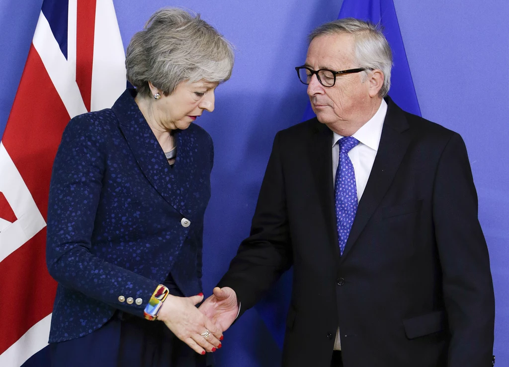 Theresa May i Jean-Claude Juncker Theresa May i Jean-Claude Juncker