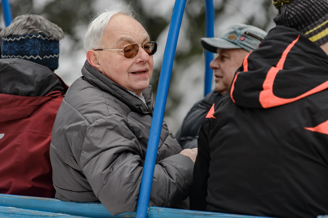 Cezary Mocek na planie "Sanatorium miłości"