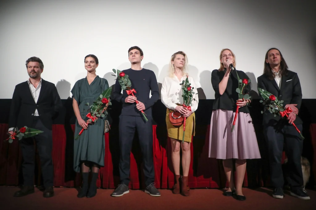 Agata Buzek i twórcy filmu