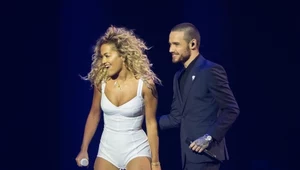 Rita Ora i Liam Payne podczas występu na Brit Awards 2018