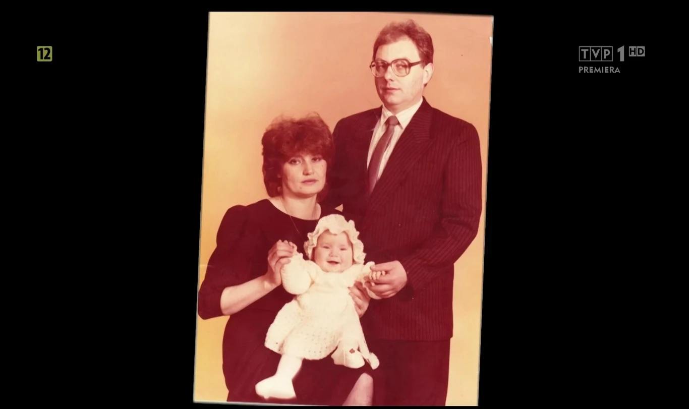 Cezary Mocek z żoną i córką, fot. screen z programu "Sanatorium miłości"