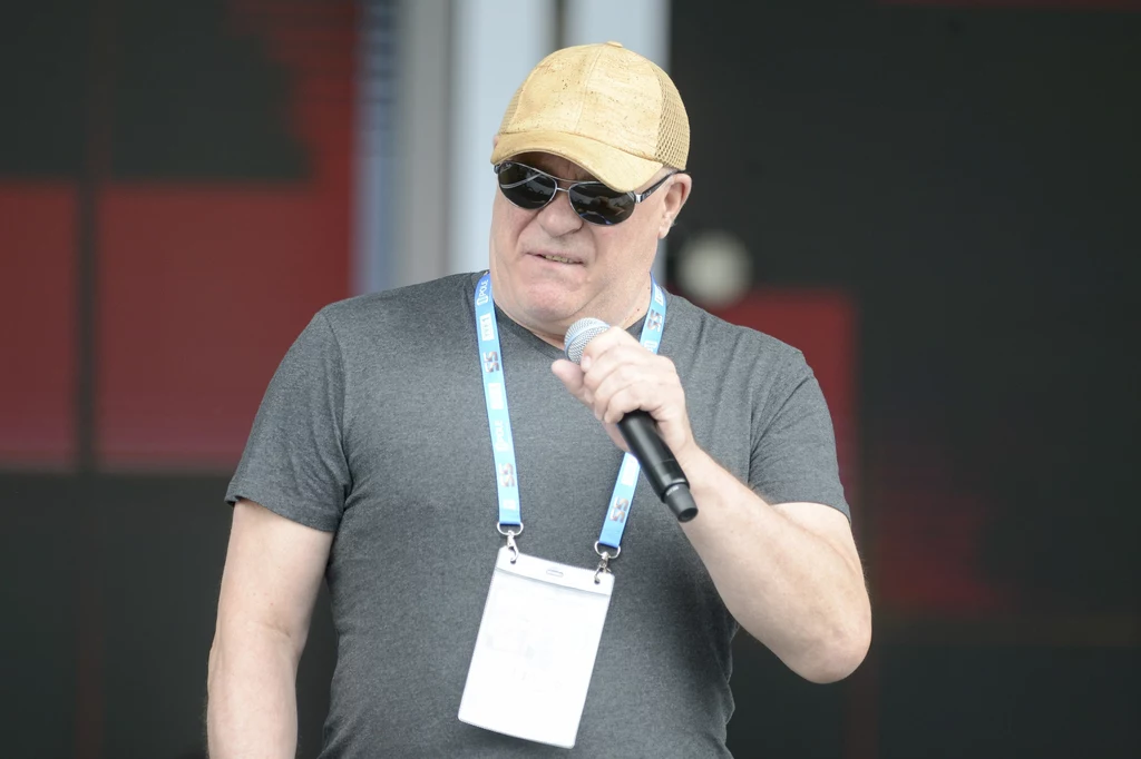 Ryszard Rynkowski podczas festiwalu w Opolu, czerwiec 2018