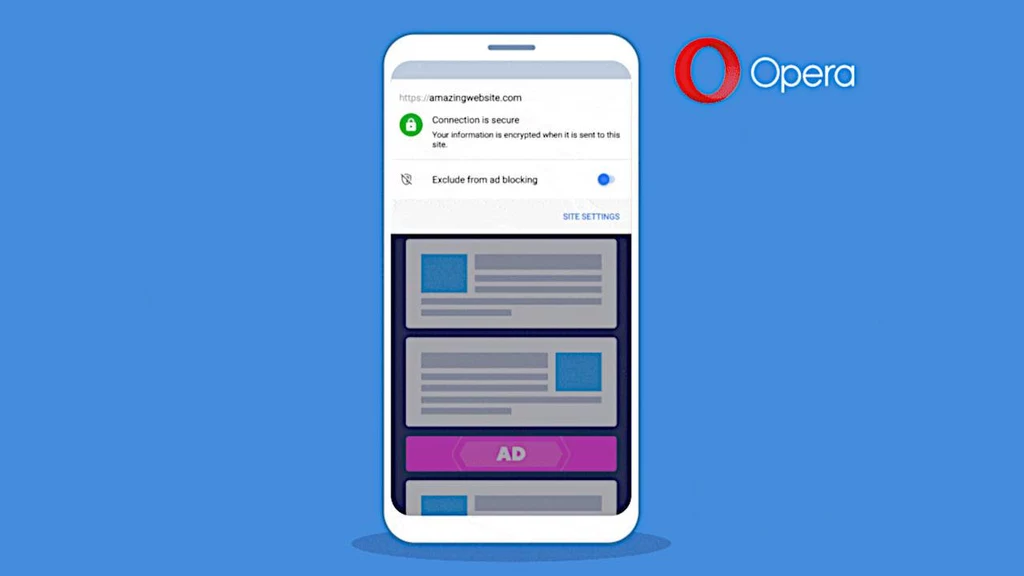 Opera z szybszym blokowaniem reklam