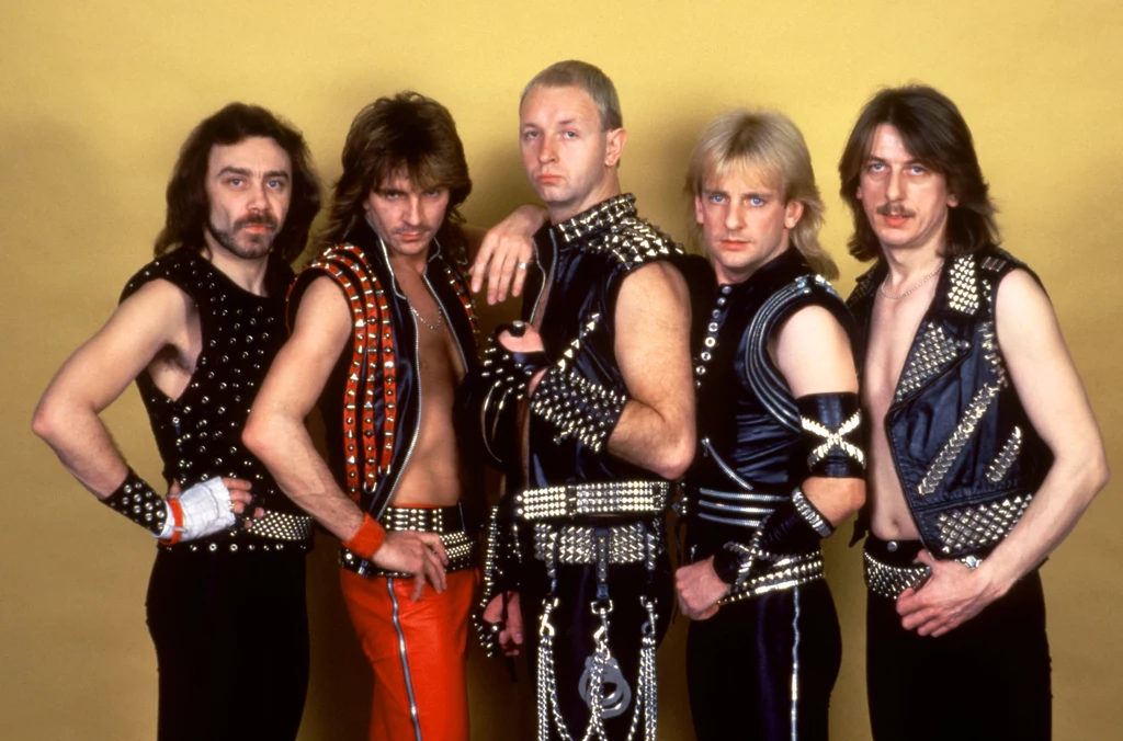 Judas Priest w 1984 r. - K.K. Downing drugi z prawej