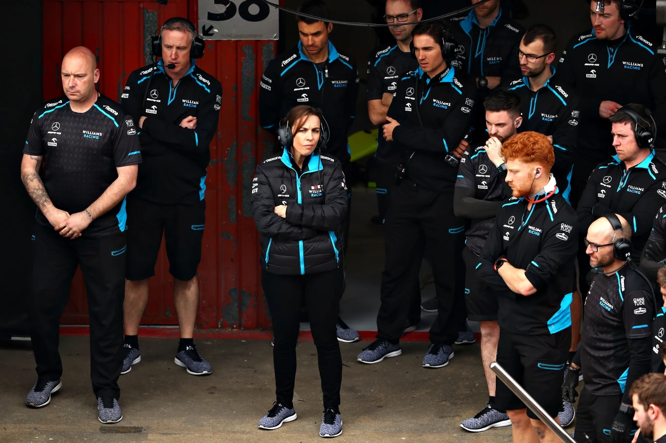 Claire Wiiliams i jej team