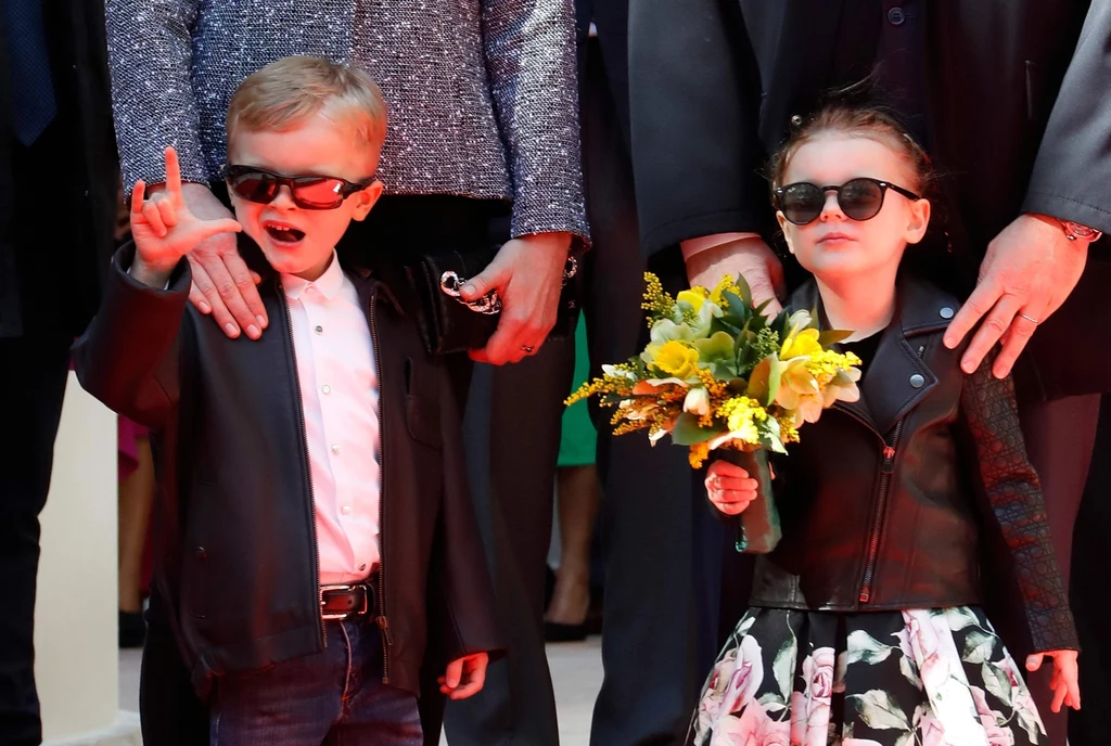 Książęta Gabriella and Jacques, fot. ERIC GAILLARD/AFP Książęta Gabriella and Jacques, fot. ERIC GAILLARD/AFP