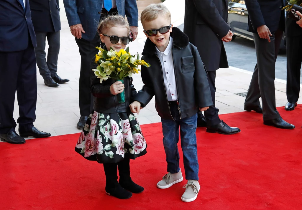 Książęta Gabriella and Jacques, fot. ERIC GAILLARD/AFP Książęta Gabriella and Jacques, fot. ERIC GAILLARD/AFP
