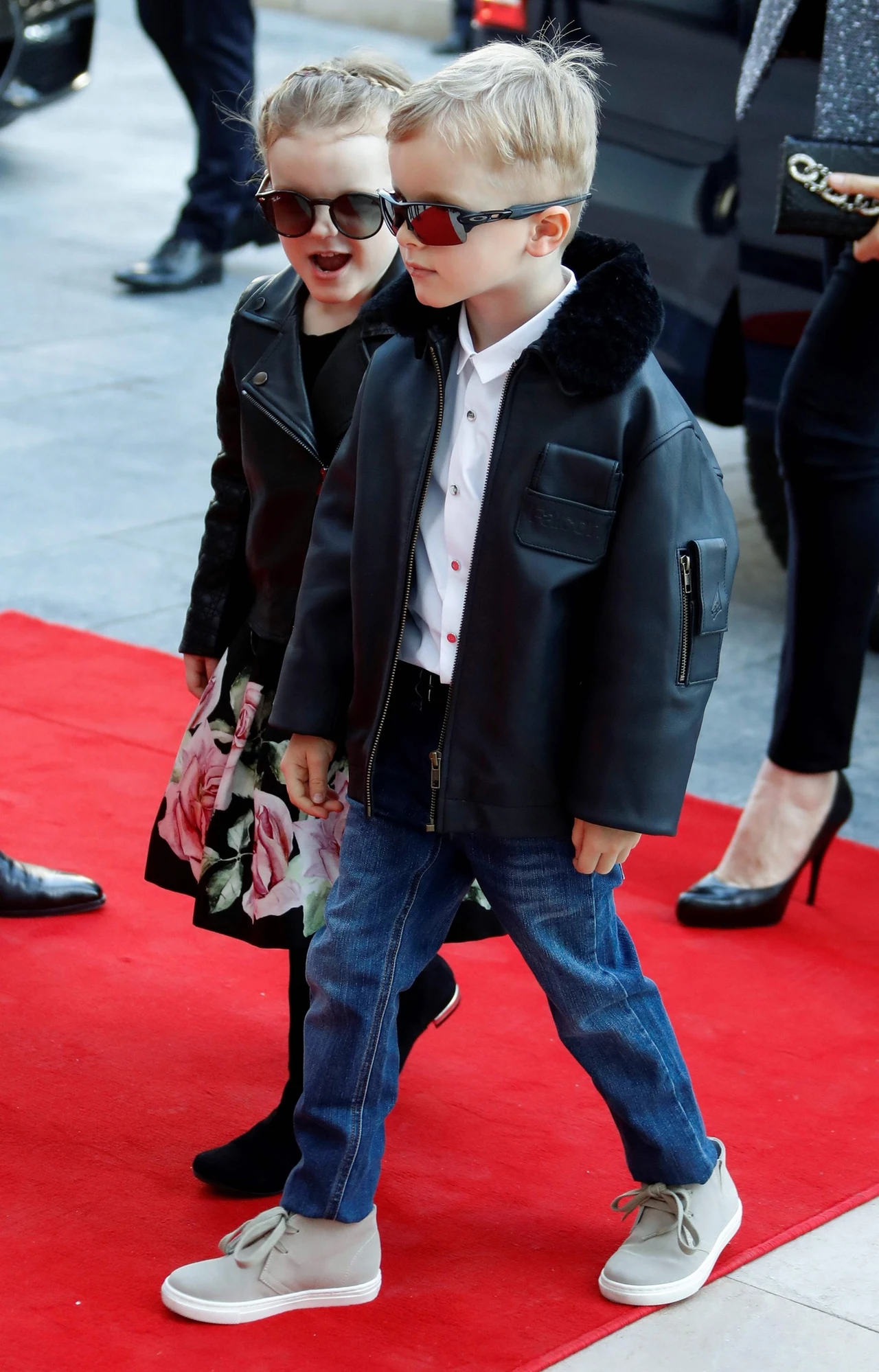 Książęta Gabriella and Jacques, fot. ERIC GAILLARD/AFP Książęta Gabriella and Jacques, fot. ERIC GAILLARD/AFP