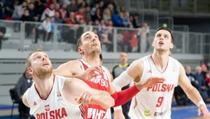 Michał Sokołowski (nr 3) Domagoj Vuković (w środku) i Mateusz Ponitka 