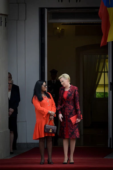 Agata Kornhauser-Duda podczas wizyty oficjalnej Agata Kornhauser-Duda podczas wizyty oficjalnej