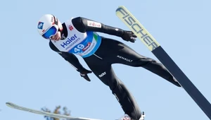 Kamil Stoch podczas pierwszej serii konkursu indywidualnego mistrzostw świata