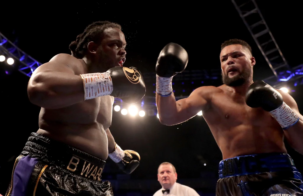 Joe Joyce (z prawej) pewnie pokonał Bermane'a Stiverne'a Joe Joyce (z prawej) pewnie pokonał Bermane'a Stiverne'a