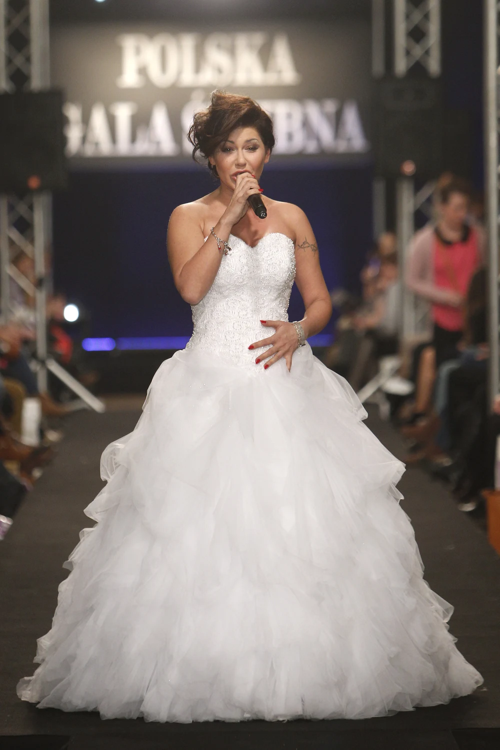 Iwona Węgrowska podczas Polskiej Gali Ślubnej, 2012 rok Iwona Węgrowska podczas Polskiej Gali Ślubnej, 2012 rok