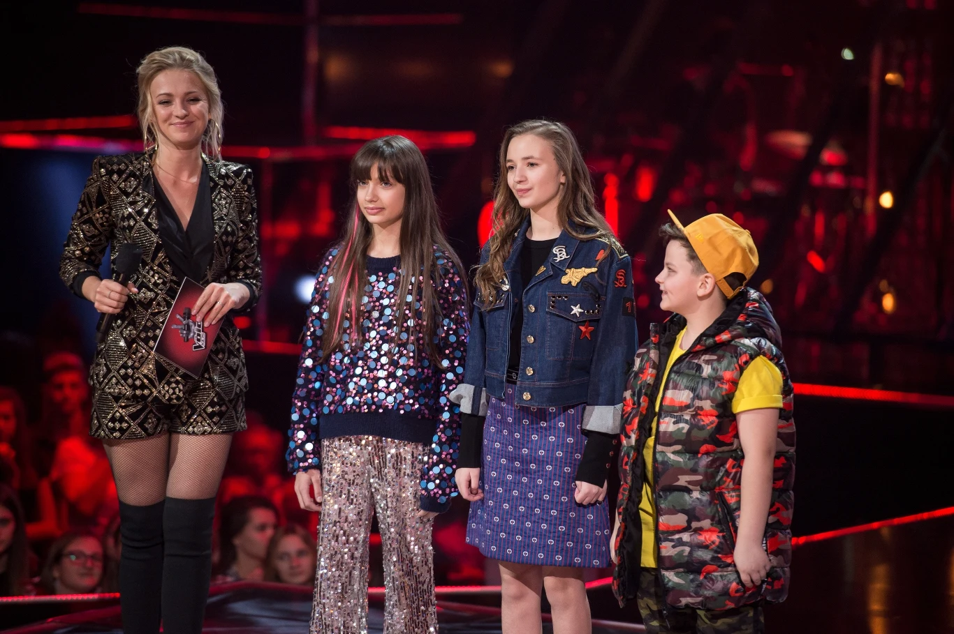 Basia Kurdej-Szatan i ściśli finaliści "The Voice Kids" Basia Kurdej-Szatan i ściśli finaliści "The Voice Kids"