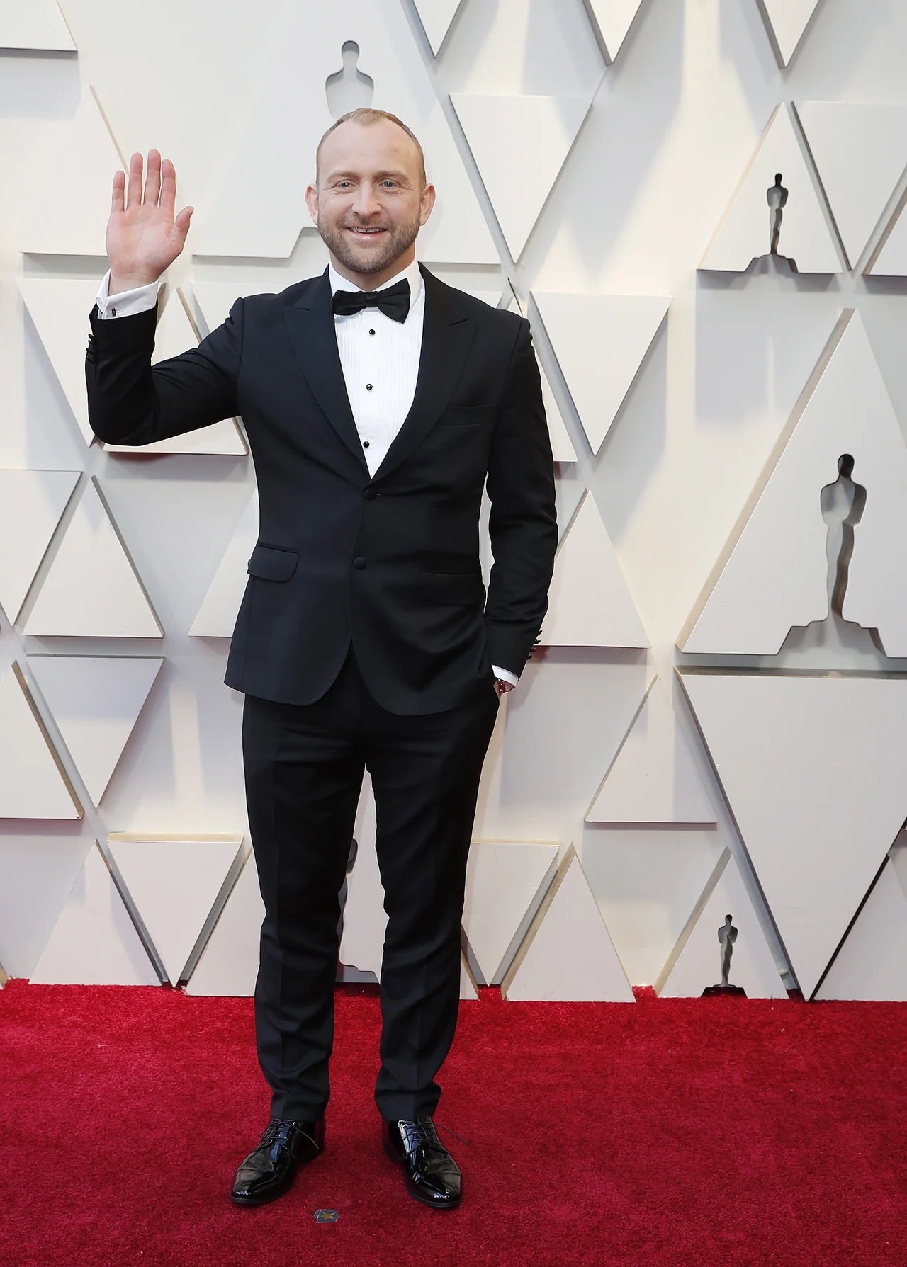 Borys Szyc na oscarowej gali.