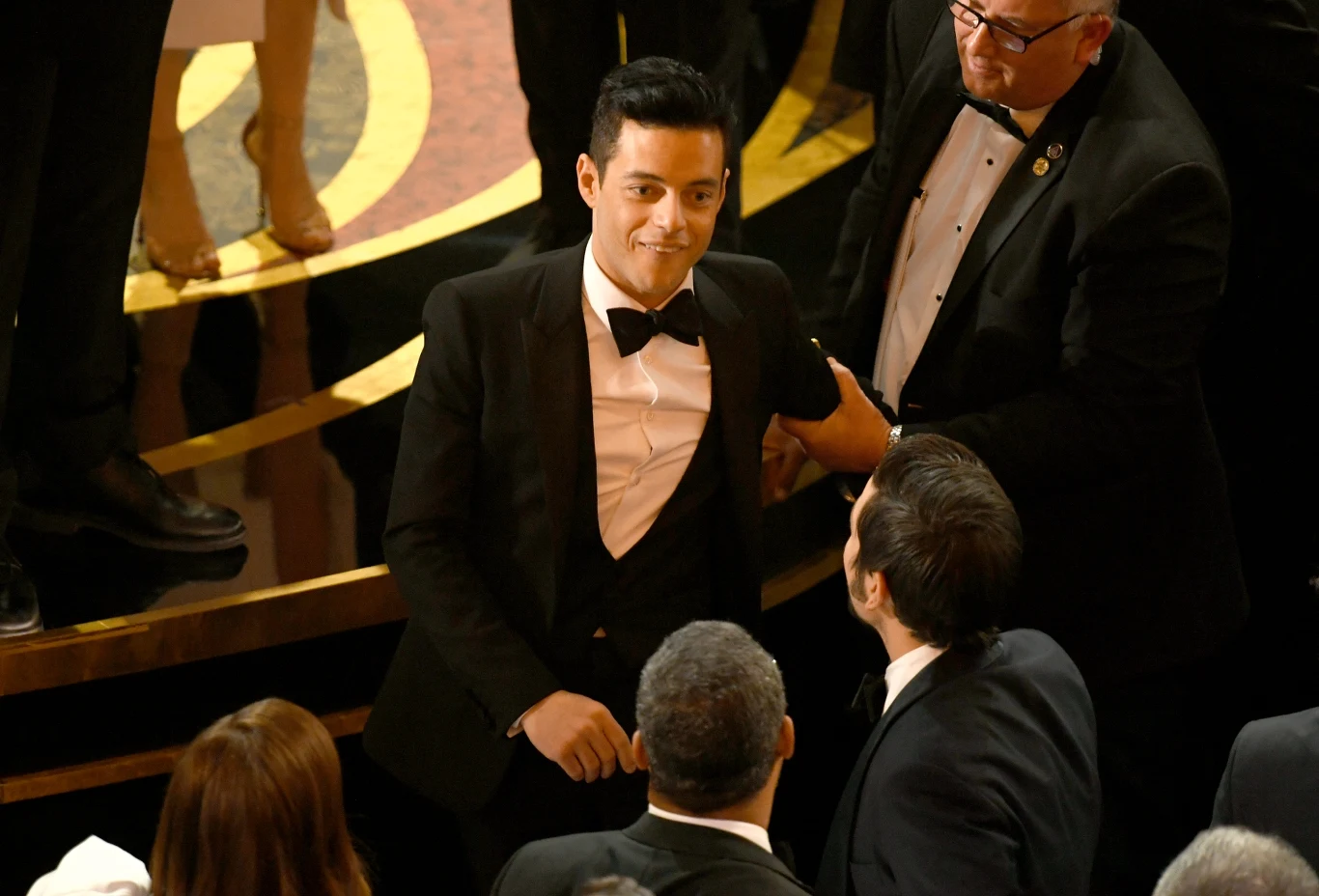Rami Malek zaliczył upadek