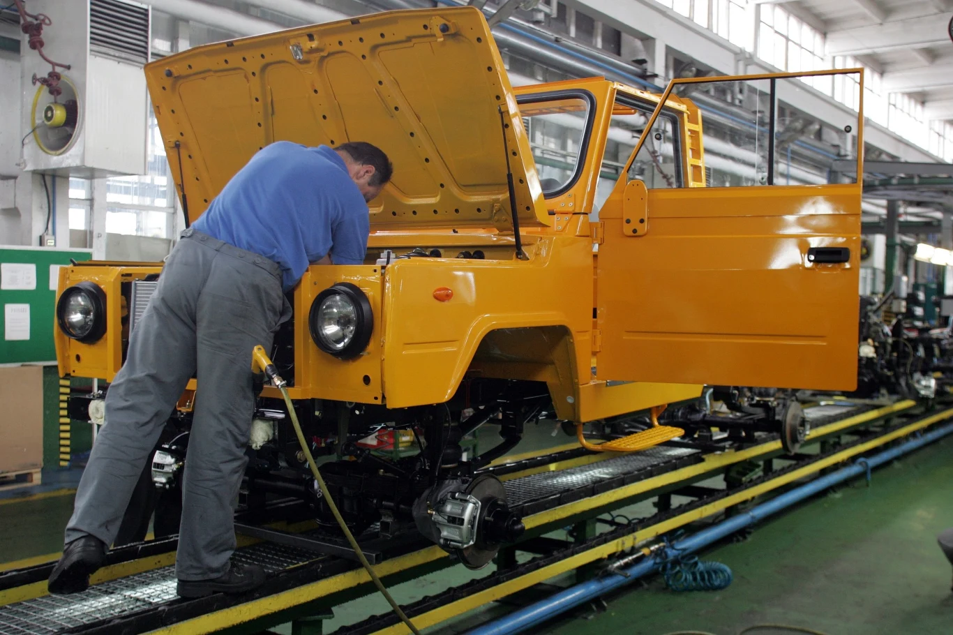 Rok 2006, produkcja honkera w zakładach w Lublinie Rok 2006, produkcja honkera w zakładach w Lublinie