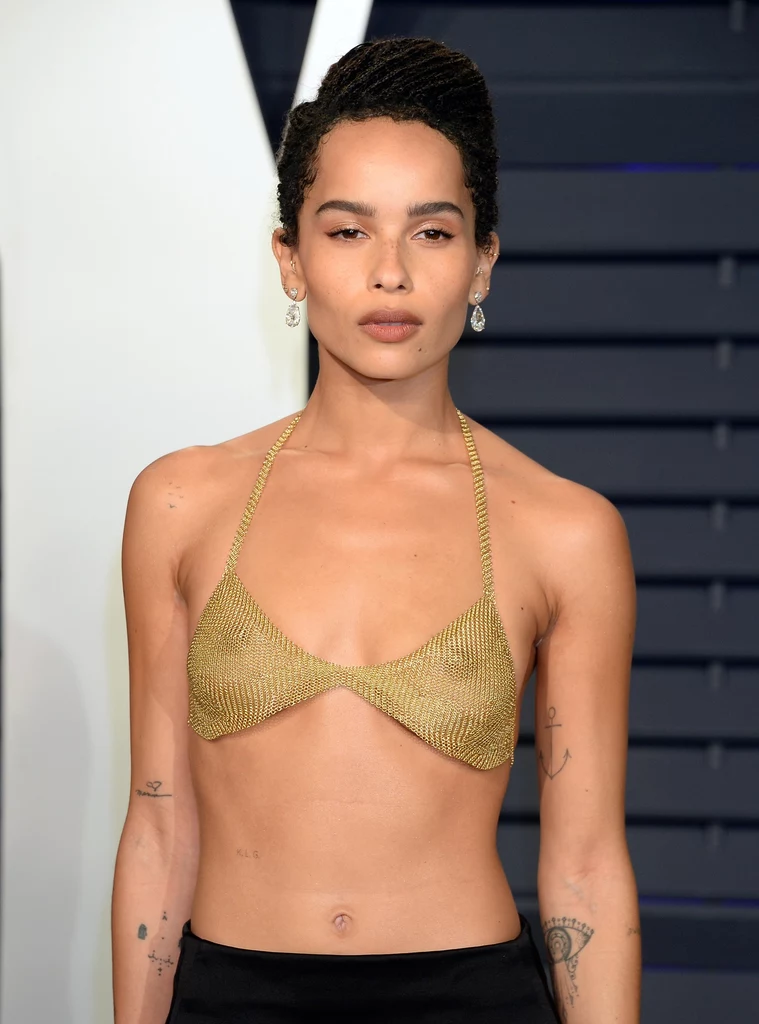 Zoe Kravitz podczas imprezy Vanity Fair po Oscarach