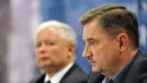 Piotr Duda (P) i Jarosław Kaczyński