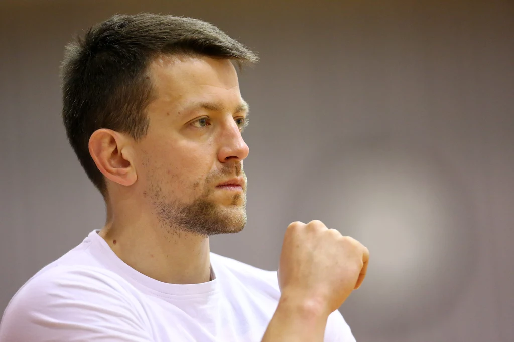 Trener polskiej kadry Patryk Rombel Trener polskiej kadry Patryk Rombel