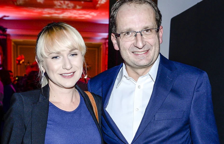 Robert Górski z żoną Moniką Robert Górski z żoną Moniką