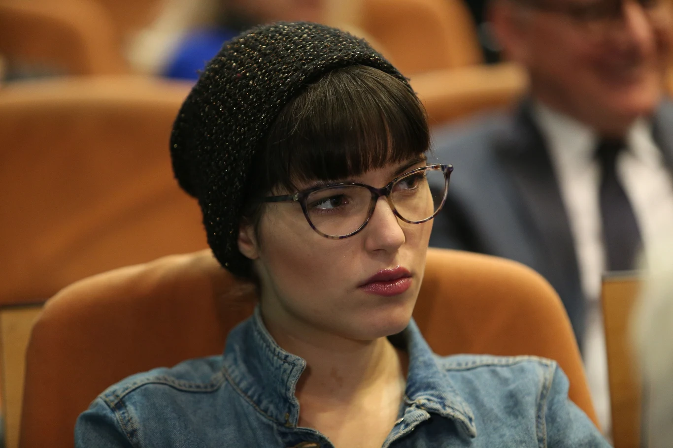 Michalina Olszańska podczas premiery serialu. Warszawa 2018 Michalina Olszańska podczas premiery serialu. Warszawa 2018