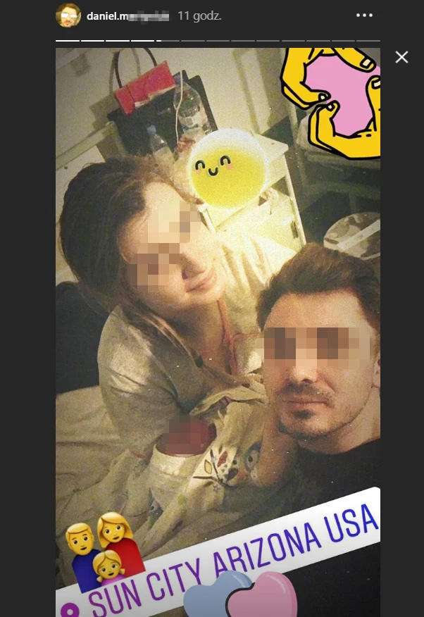 Daniel i Ewelina z córką