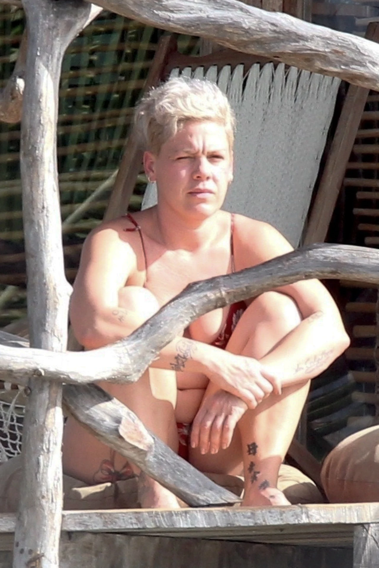 Pink na wakacjach Pink na wakacjach