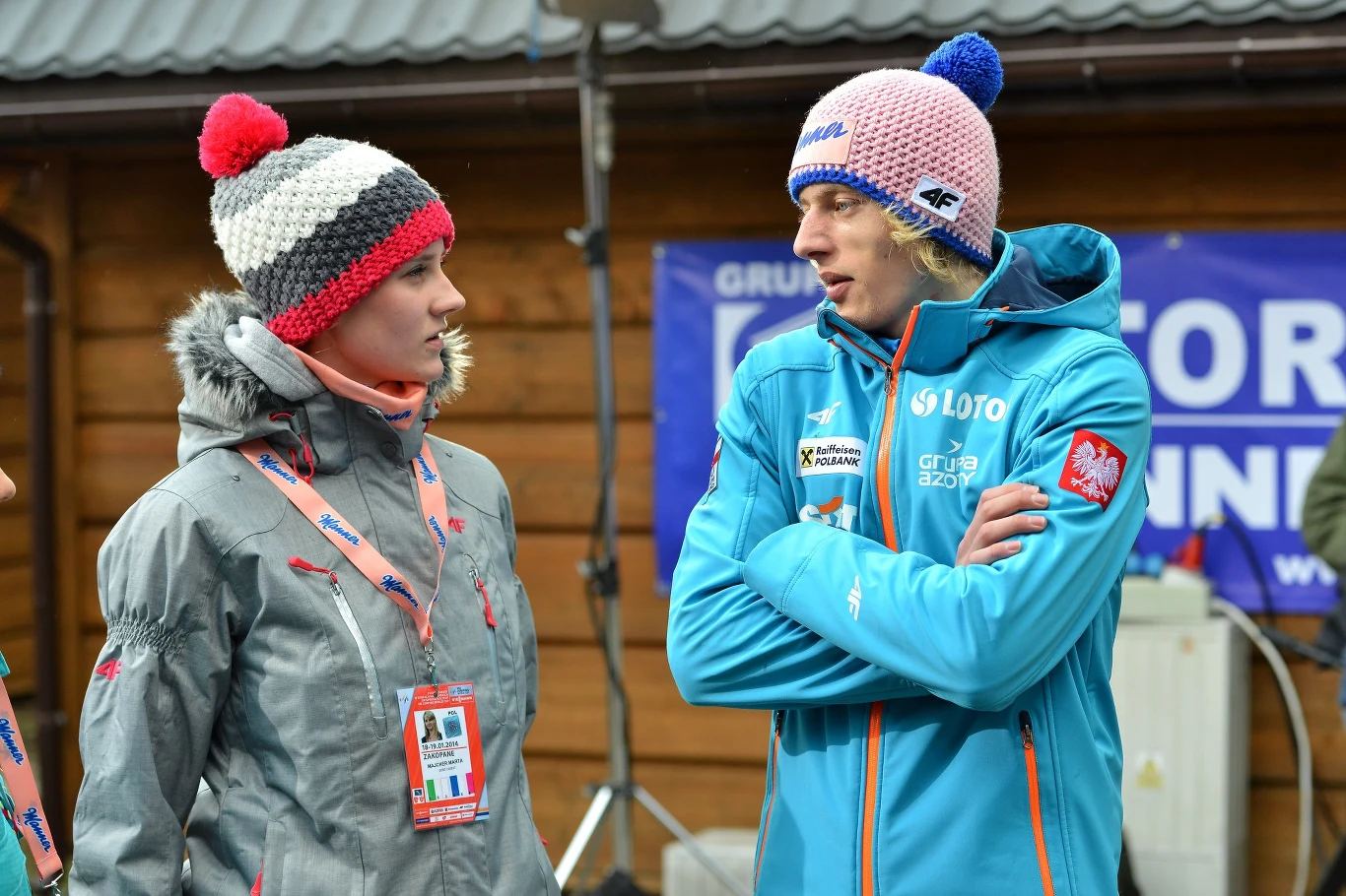 Dawid Kubacki z narzeczoną Martą Dawid Kubacki z narzeczoną Martą