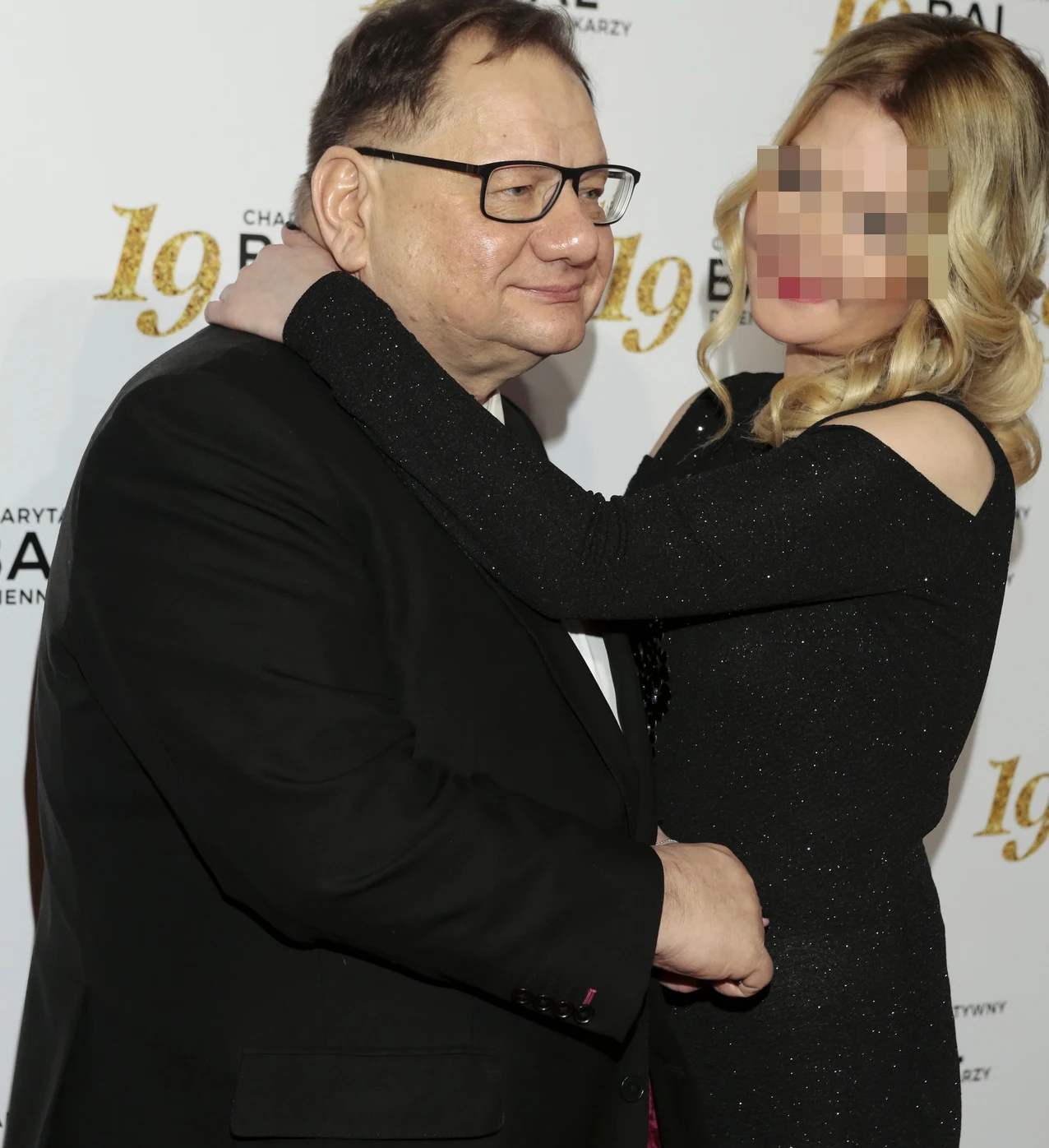 Ryszard Kalisz z żoną