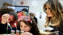 Melania Trump podczas trasy Be Best, fot. BRENDAN SMIALOWSKI/AFP/East News