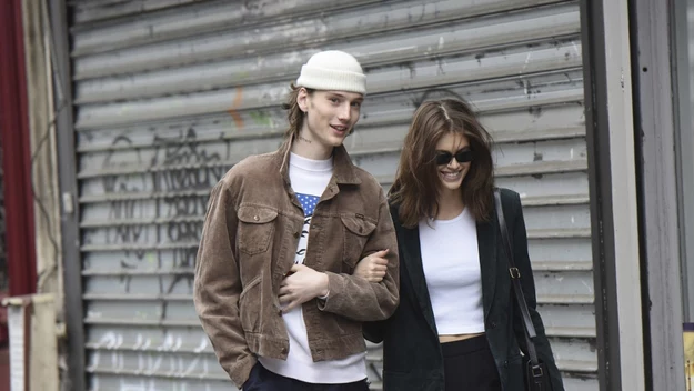 Kaia Gerber i Wellington Grant w Paryżu, fot. Eliot/Starface/STARFACE PHOTO /East News