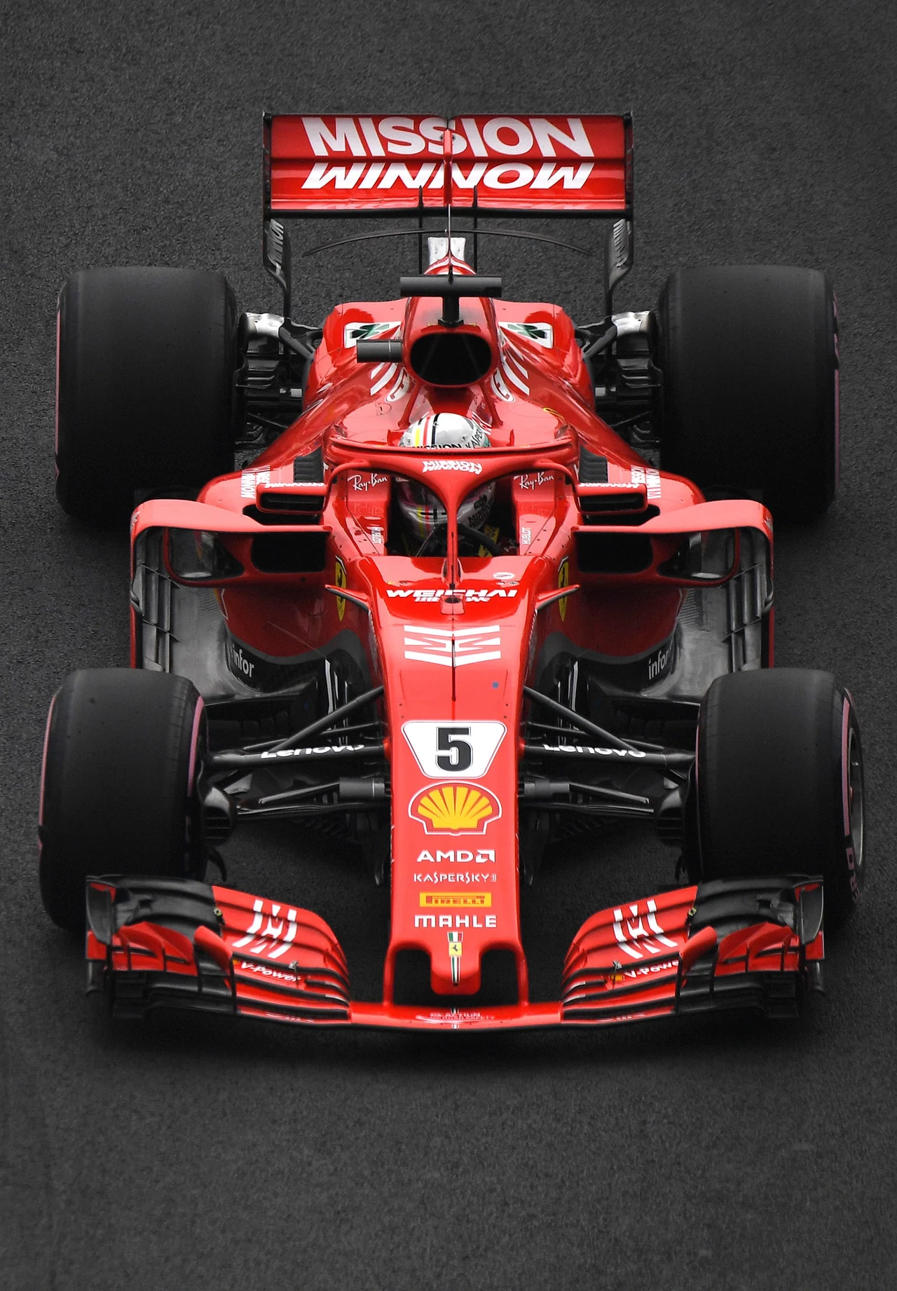 Sebastian Vettel ze Scuderia Ferrari Sebastian Vettel ze Scuderia Ferrari