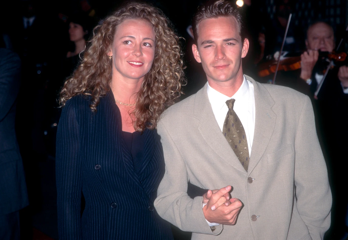 Luke Perry z pierwszą żoną Minnie Sharp, fot. Ron Davis