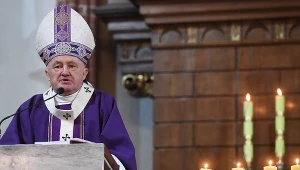 Metropolita warszawski kardynał Kazimierz Nycz przewodniczył mszy świętej w Środę Popielcową