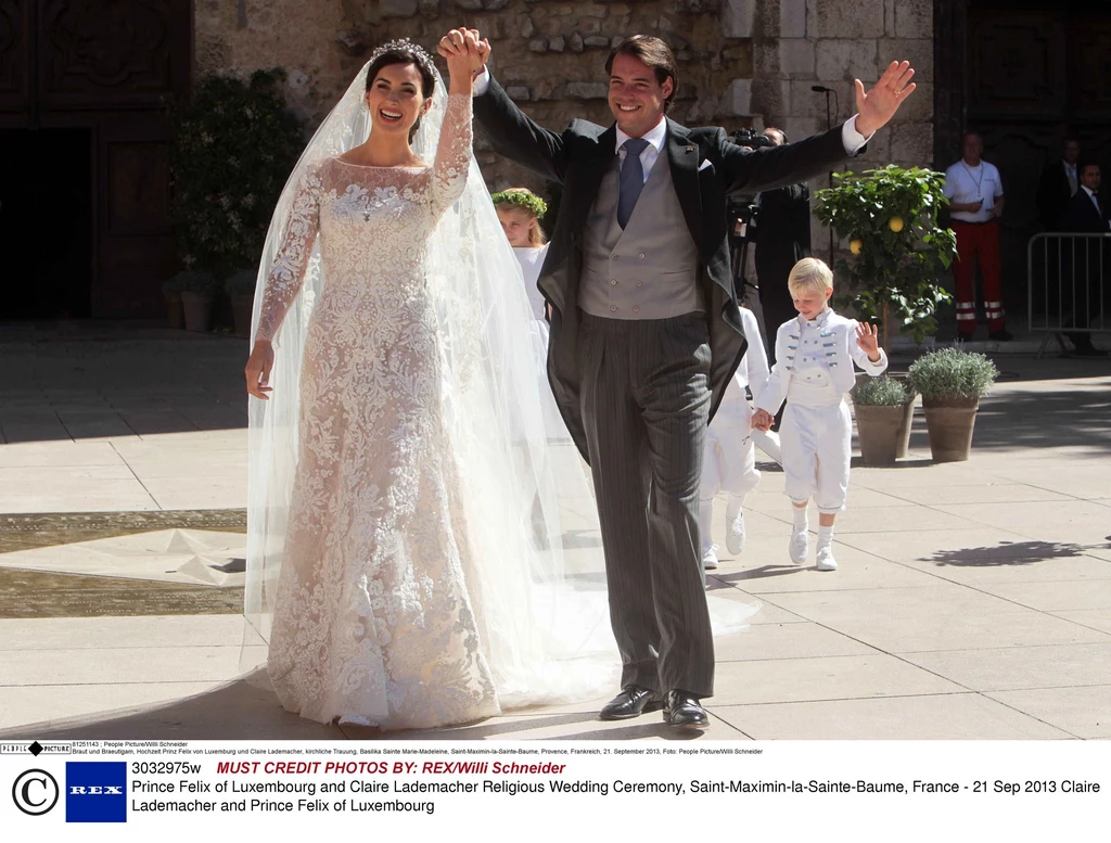 Luksemburski książę Felix i Claire Lademacher w dniu swojego ślubu w 2013 roku, fot. REX/Willi Schneider/EAST NEWS Luksemburski książę Felix i Claire Lademacher w dniu swojego ślubu w 2013 roku, fot. REX/Willi Schneider/EAST NEWS
