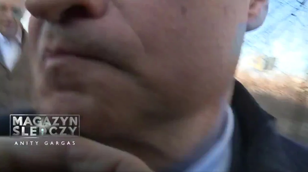 Leszek Czarnecki na filmie "Magazynu śledczego" Leszek Czarnecki na filmie "Magazynu śledczego"