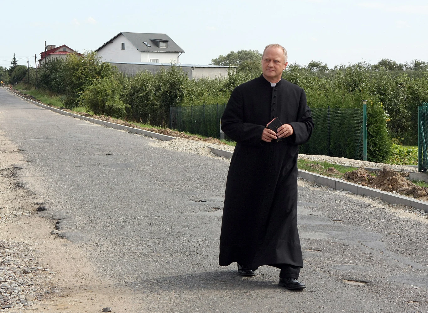 Edward Żentara na planie zdjęciowym/Fot. Telus