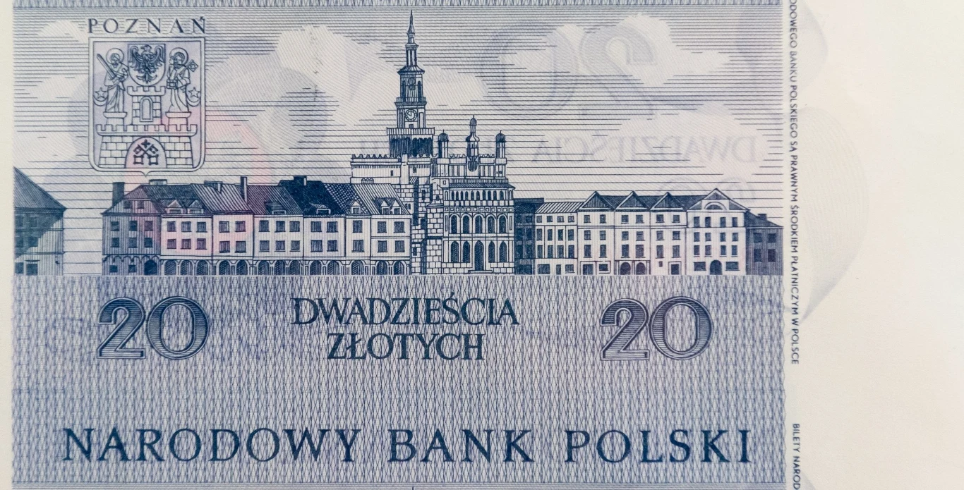 Banknot z tajnej serii E-71 - "Miasta Polskie" Banknot z tajnej serii E-71 - "Miasta Polskie"