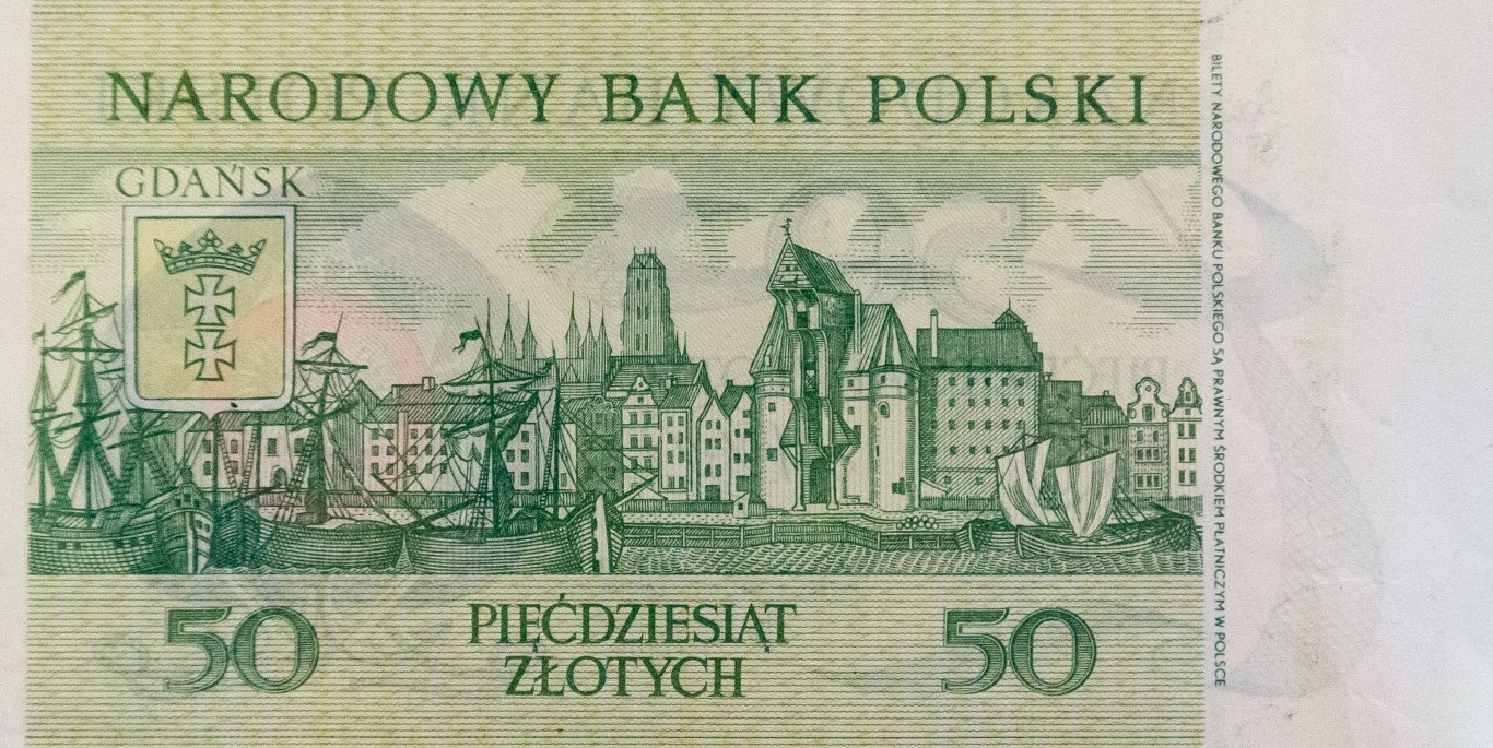 Banknot z tajnej serii E-71 - "Miasta Polskie" Banknot z tajnej serii E-71 - "Miasta Polskie"