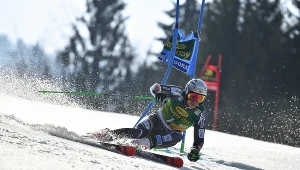 Henrik Kristoffersen podczas sobotnich zawodów