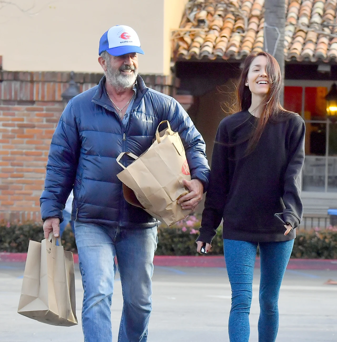 Mel Gibson z partnerką Mel Gibson z partnerką