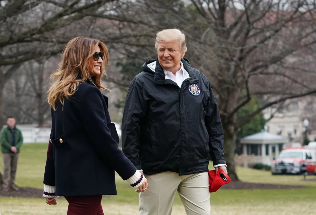 Melania Trump postawiła na sportowy styl Melania Trump postawiła na sportowy styl