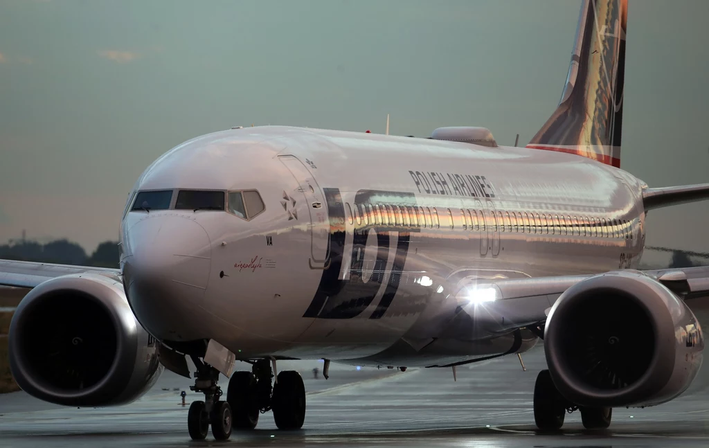 Boeing 737 MAX 8 - LOT; Zdj. ilustracyjne