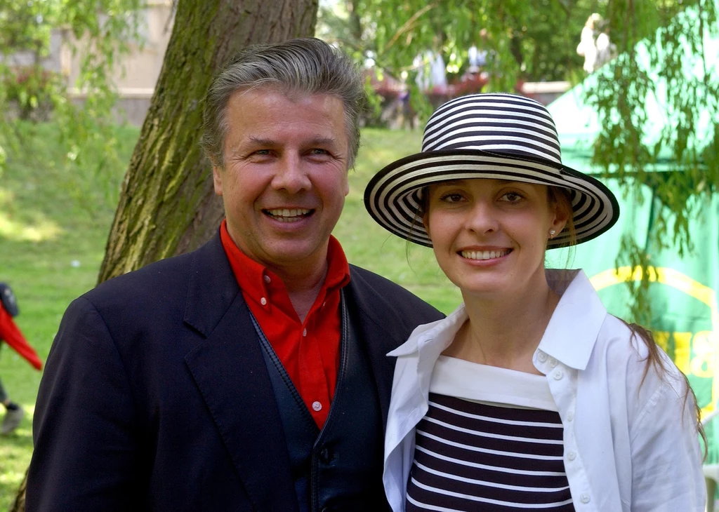 Emilian Kamiński i Justyna Sieńczyłło w 2004 roku